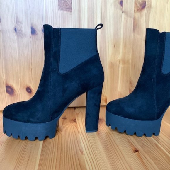 ONLYMAKER Platform Chelsea Boots size 10 - Picture 3 of 6